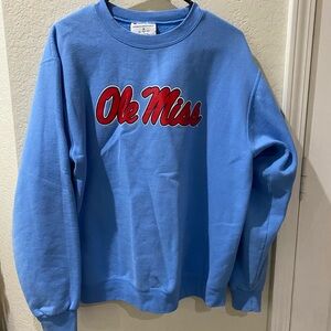 Ole miss crewneck champion size m